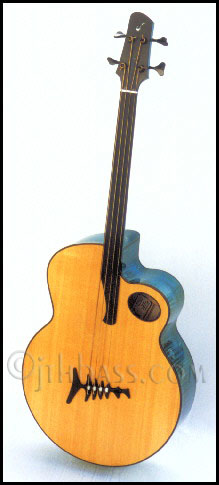 Bluejay model bass guitar